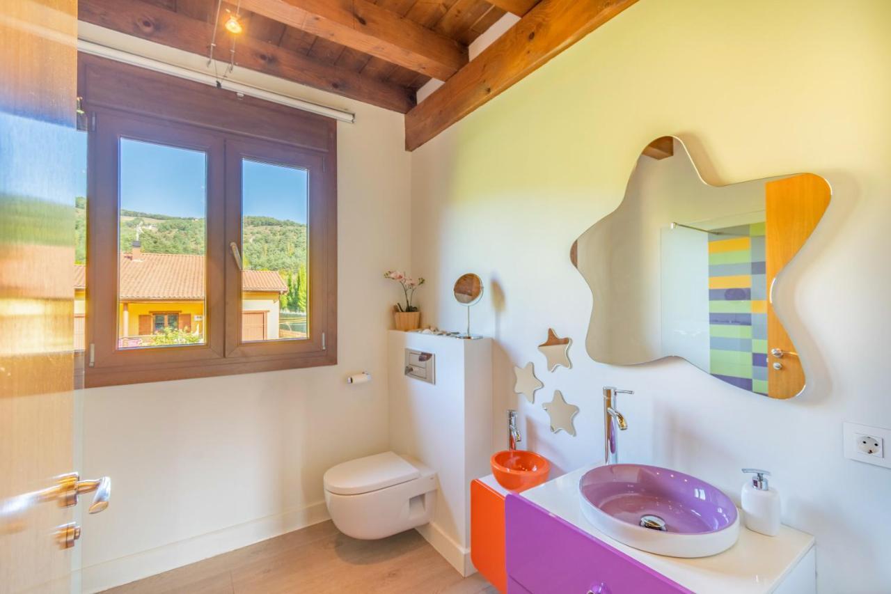 Casa Patxi, Espectacular Casa Rural Proxima A Pamplona Larrasoana ภายนอก รูปภาพ