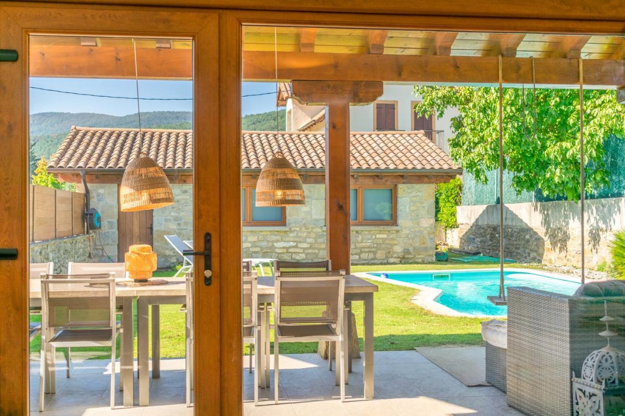 Casa Patxi, Espectacular Casa Rural Proxima A Pamplona Larrasoana ภายนอก รูปภาพ